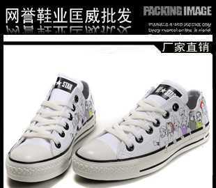 匡威板鞋 匡威多手涂鴉 匡威印多人 情侶款 廠家批發匡威帆布鞋_二手設備轉讓_世界工廠網中國產品信息庫